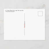 Sint-Cecilia van Rome (BK 003) Horizontaal Briefka Briefkaart (Achterkant)