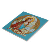 Sint-Cecilia van Rome (BK 003) Keramische tegels 1 Tegeltje (Zijkant)