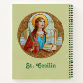 Sint-Cecilia van Rome (BK 003) Notitieboek (Achterkant)