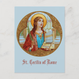 Sint-Cecilia van Rome (BK 003) Verticaal Briefkaar Briefkaart