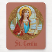 Sint-Cecilia van Rome (BK 003) Verticaal Muismat (Voorkant)