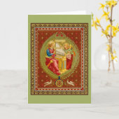 Sint-Cecilia van Rome (SNV 36) Blank Wenskaart Kaart (Gele Bloem)