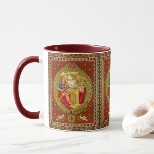 Sint-Cecilia van Rome (SNV 36) Coffee Mok 3 (Met donut)