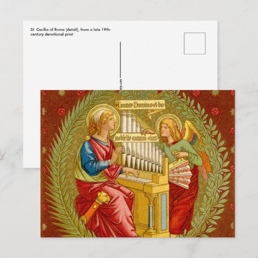 Sint-Cecilia van Rome (SNV 36) Horizontaal Briefka Briefkaart (Voorkant / Achterkant)