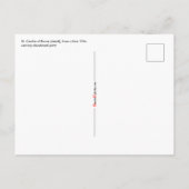 Sint-Cecilia van Rome (SNV 36) Horizontaal Briefka Briefkaart (Achterkant)