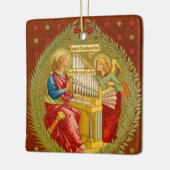 Sint-Cecilia van Rome (SNV 36) Square Keramisch Ornament (Links)
