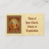 Sint-Cecilia van Rome (SNV 36, stijl 1) Visitekaartje (Achterkant)