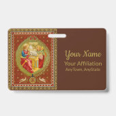 Sint-Cecilia van Rome (SNV 36, stijl 2) Badge (Achterkant)