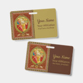 Sint-Cecilia van Rome (SNV 36, stijl 2) Badge (Voor- en achterkant)