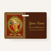 Sint-Cecilia van Rome (SNV 36, stijl 2) Badge (Achterkant)