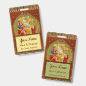 Sint-Cecilia van Rome (SNV 36, stijl 3) Badge (Voor- en achterkant)