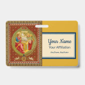 Sint-Cecilia van Rome (SNV 36, Style 1) Badge (Achterkant)