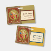 Sint-Cecilia van Rome (SNV 36, Style 1) Badge (Voor- en achterkant)