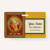 Sint-Cecilia van Rome (SNV 36, Style 1) Badge (Achterkant)