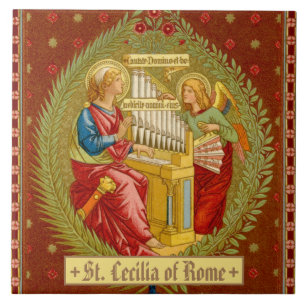 Sint-Cecilia van Rome (SNV 36) Tegeltje