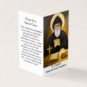 Sint Charbel Gebedskaart Kaart