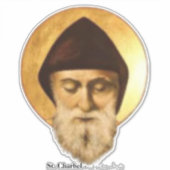 Sint-Charbel, Sticker van de maronitische kerk (Voorkant)