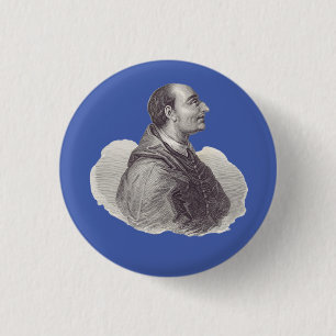 Sint Charles Borromeo Patroon van Seminaristen Kun Ronde Button 3,2 Cm