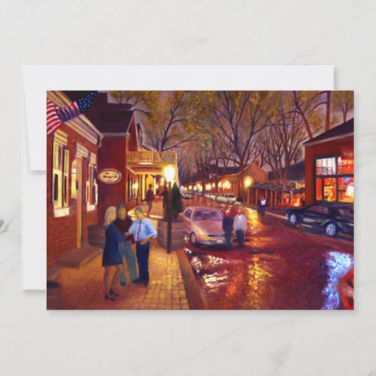 Sint Charles Cityscape Oil Landscape Painting (Voorkant)