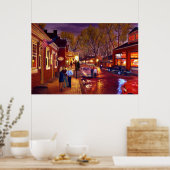 Sint Charles Cityscape Oil Landscape Painting Poster (Keuken)