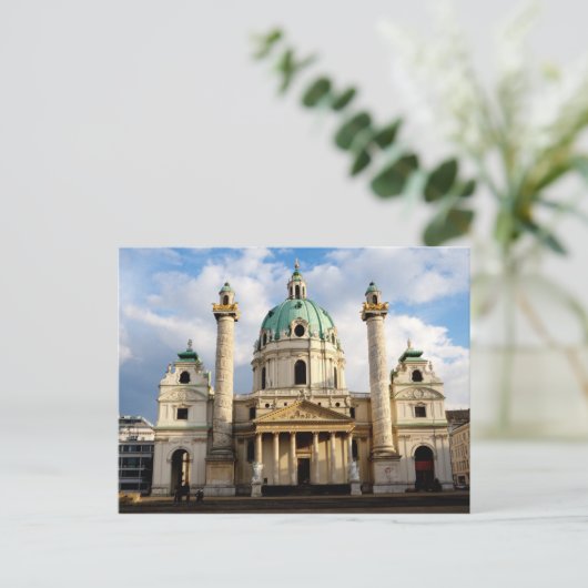 Sint-Charles-kerk Briefkaart (Staand voorkant)