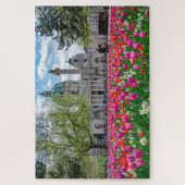 Sint-Charles-kerk in het voorjaar in Wenen, Oosten Legpuzzel (Verticaal)