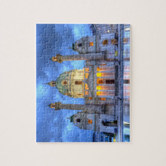 Sint-Charles-kerk in Wenen, Oostenrijk Legpuzzel (Verticaal)