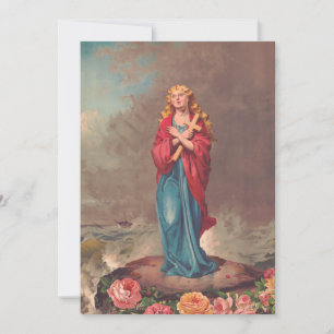 Sint Christina van Bolsena patrones van zeelieden Bedankkaart