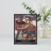 Sint Christoffel met het kindje Jezus Briefkaart (Staand voorkant)