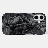 Sint Christoffel vereerd door christenen Case-Mate iPhone Case (Achterkant (horizontaal))