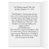 Sint Christopher beschermheilige reizigers (Binnen (Links))