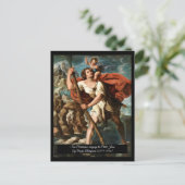 Sint Christopher beschermheilige van Reizigers Briefkaart (Staand voorkant)