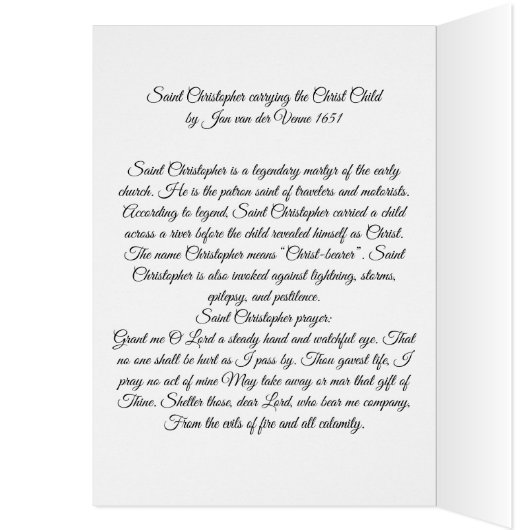 Sint Christopher met baby Christ (Binnen (Links))