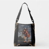 Sint Christopher met baby Christ Crossbody Tas (Voorkant)