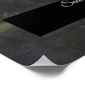 Sint Christopher met baby Christ Poster (Hoek)