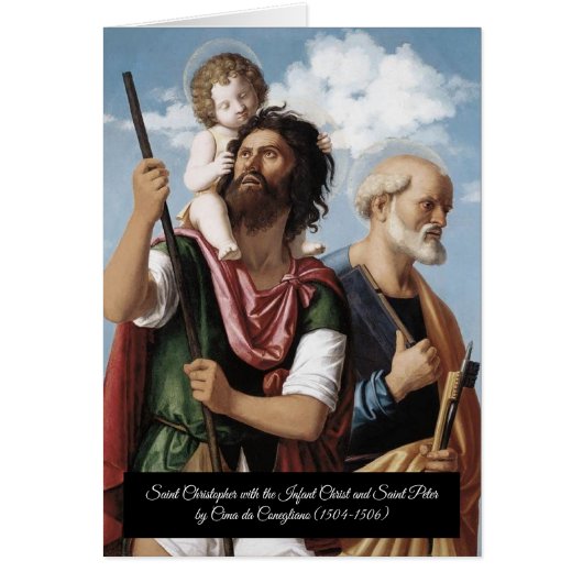 Sint Christopher met de Baby Christ (Voorkant)