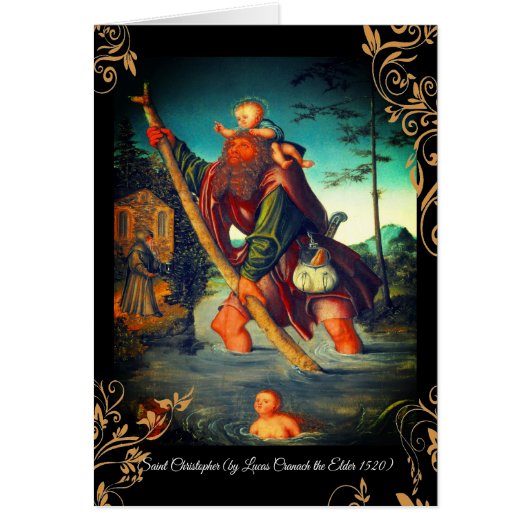 Sint Christopher met de Baby Christ (Voorkant)