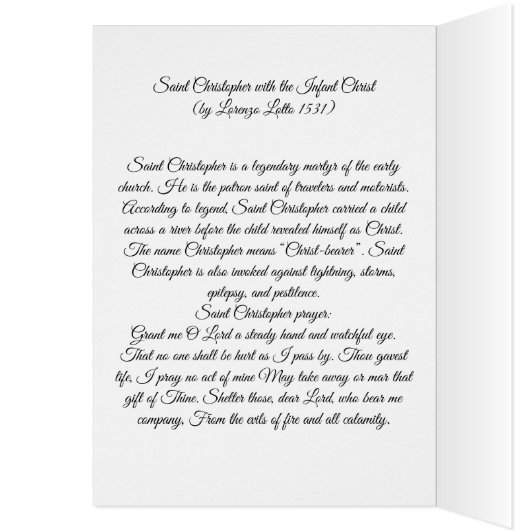 Sint Christopher met de Baby Christ (Binnen (Links))