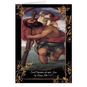 Sint Christopher met de Baby Christ
