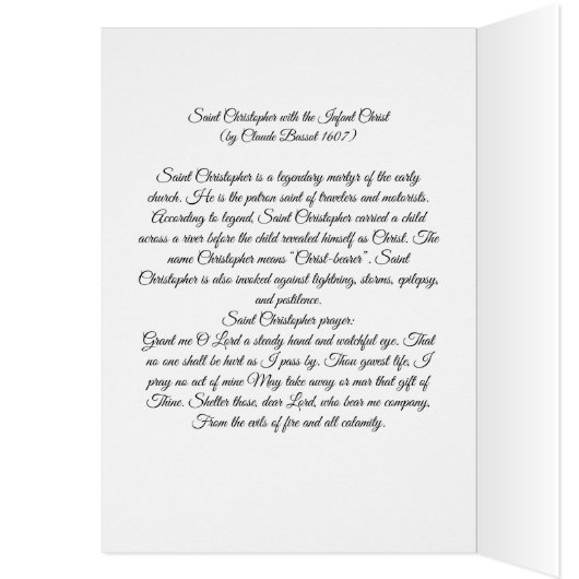 Sint Christopher met de Baby Christ (Binnen (Links))