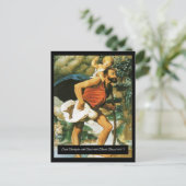 Sint Christopher met de Baby Christ Briefkaart (Staand voorkant)