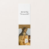 Sint Clara van Assisi Gebedskaart Kaart (Buitenkant ongevouwen)