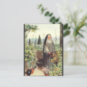 Sint Clara van Assisi: patrones van de televisie Briefkaart (Staand voorkant)