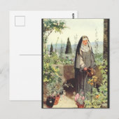 Sint Clara van Assisi: patrones van de televisie Briefkaart (Voorkant / Achterkant)