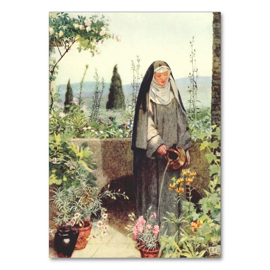 Sint Clara van Assisi: patrones van de televisie Kaart (Voorkant)