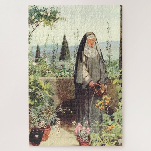 Sint Clara van Assisi: patrones van de televisie Legpuzzel (Verticaal)
