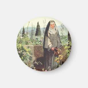 Sint Clara van Assisi: patrones van de televisie Magneet