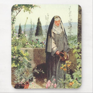 Sint Clara van Assisi: patrones van de televisie Muismat