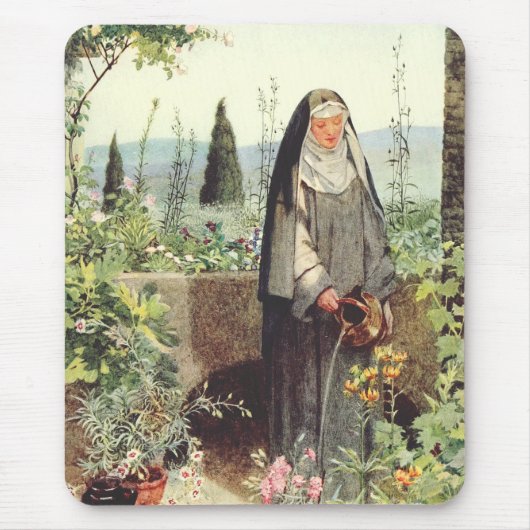 Sint Clara van Assisi: patrones van de televisie Muismat (Voorkant)