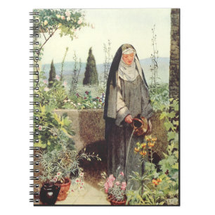 Sint Clara van Assisi: patrones van de televisie Notitieboek